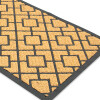 ALFOMBRA COCO RECT C/DET GOMA 60X90CM Unica