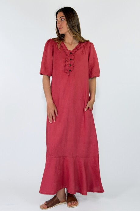 VESTIDO GERIBA Coral