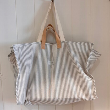 Bolso De Playa Grande Cerdeña Beige