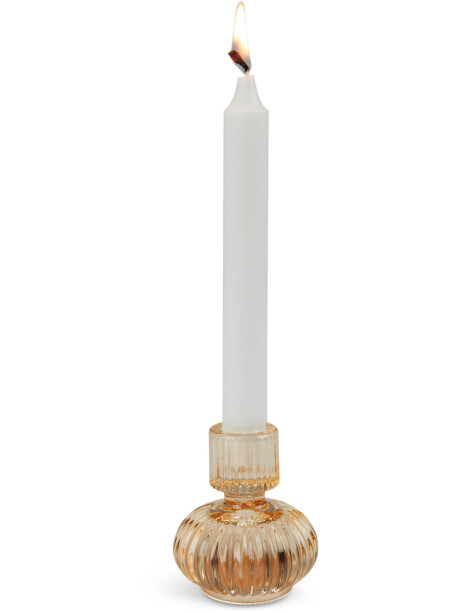 Candelabro FRODE Ø8xA9cm amarillo Candelabro FRODE Ø8xA9cm amarillo