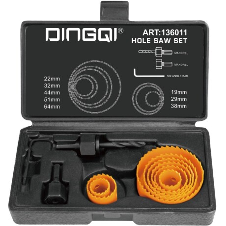 DINGQI KIT SIERRA COPA MADERA 11 PIEZAS Dingqi Kit Sierra Copa Madera 11 Piezas
