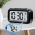 Reloj Despertador Digital Fecha Temperatura Alarma Luz Led Color Variante Negro