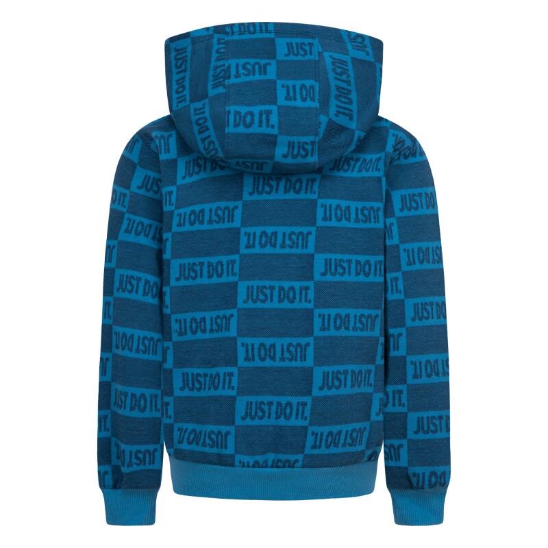 Abrigo Textured Club Flc Po de Niño Azul