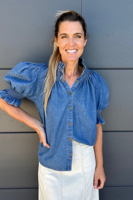 Camisa Daikiri Denim Azul