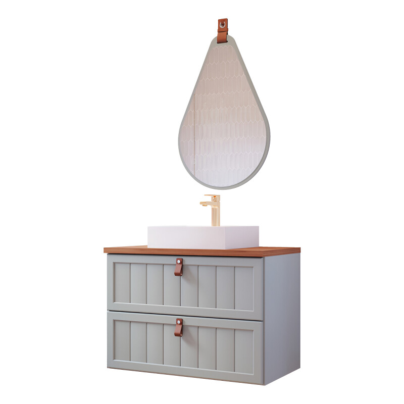 Mueble De Baño Mgm Sense De 80 Cm En Mdf, 1 Gv, 1 Unidad Color Pistacho/freejo Mueble De Baño Mgm Sense De 80 Cm En Mdf, 1 Gv, 1 Unidad Color Pistacho/freejo