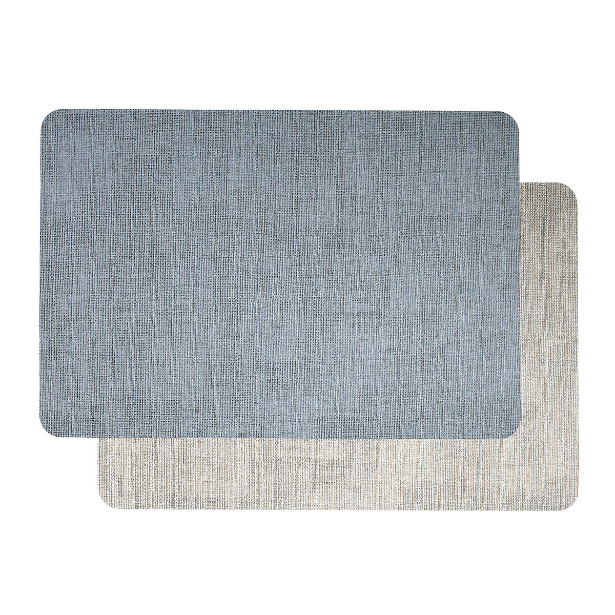 MANTEL INDIVIDUAL DOBLE CARA PREMIUM TEX 45X30CM AZUL/HIELO 