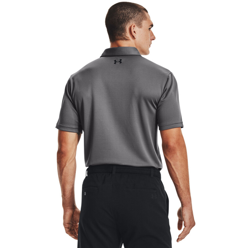 Tech Polo-RED GRY-040