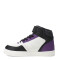 Championes Infantiles Topper Costa II Mid Blanco - Negro - Violeta