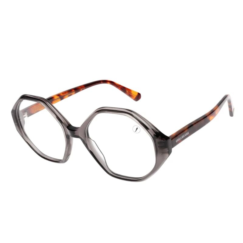 Armazón de Lentes de Óptica Chilli Beans Marrón Animal Print Armazón de Lentes de Óptica Chilli Beans Marrón Animal Print