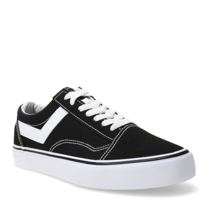 Championes de Mujer PONY Old School Canvas Bajo Dama Negro