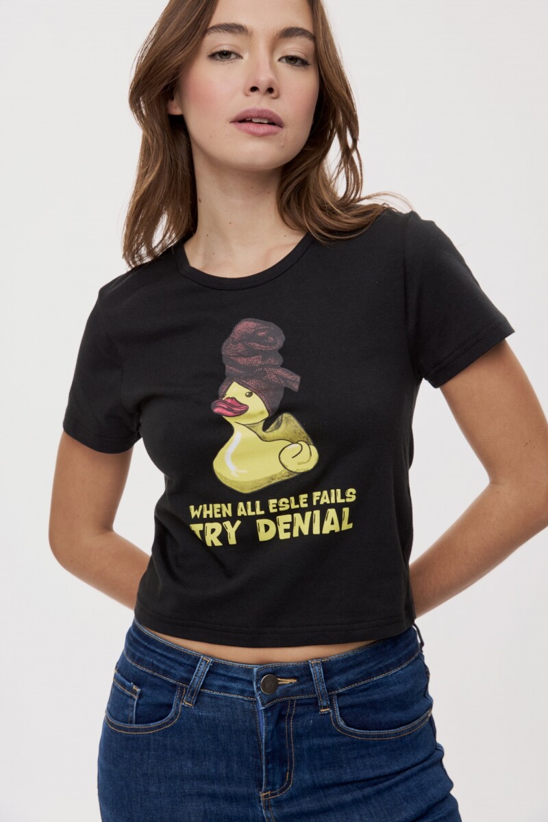REMERA DEMENCIA Negro