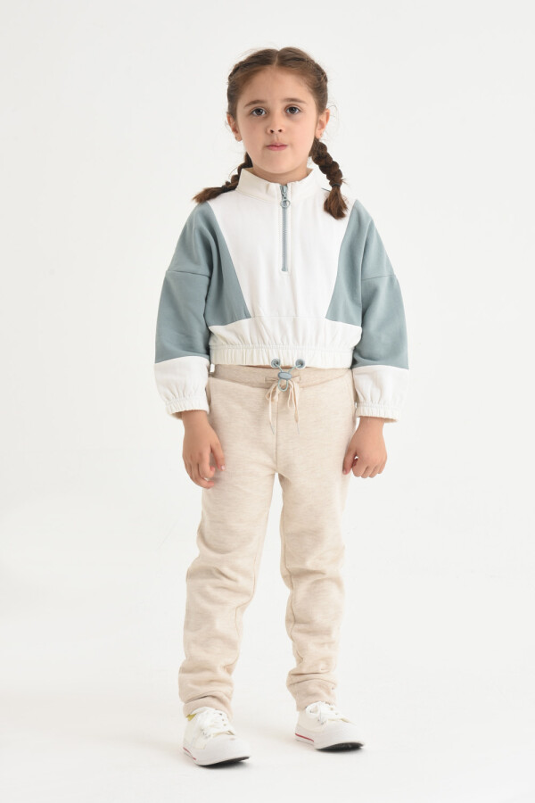 Pantalón deportivo Beige Melange