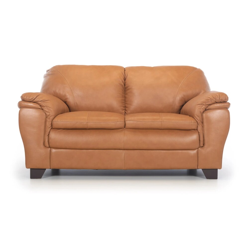 Sillón 100% Cuero - 2 Cuerpos - Monza Camel