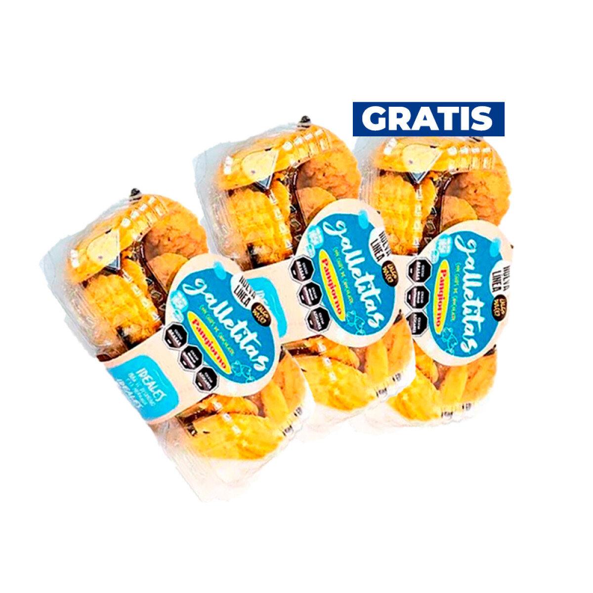 2 Paq. Galletas Con Chispas 165 Gs + 1 Paquete De Galletas De Regalo 