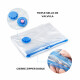 Kit Bolsas Al Vacio 100x120cm Reducir Espacio Ropa Almacenar Kit Bolsas Al Vacio 100x120cm Reducir Espacio Ropa Almacenar