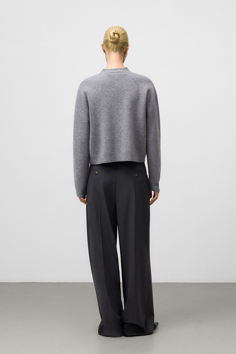 CHAQUETA Gris Melange