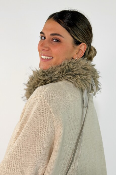 CUELLO BISSET Beige