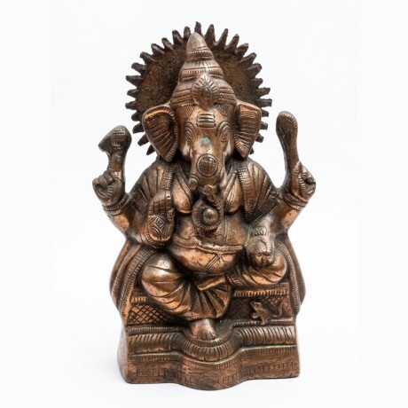 GANESH DE METAL COBRIZO 1434/31 X 20 Cm