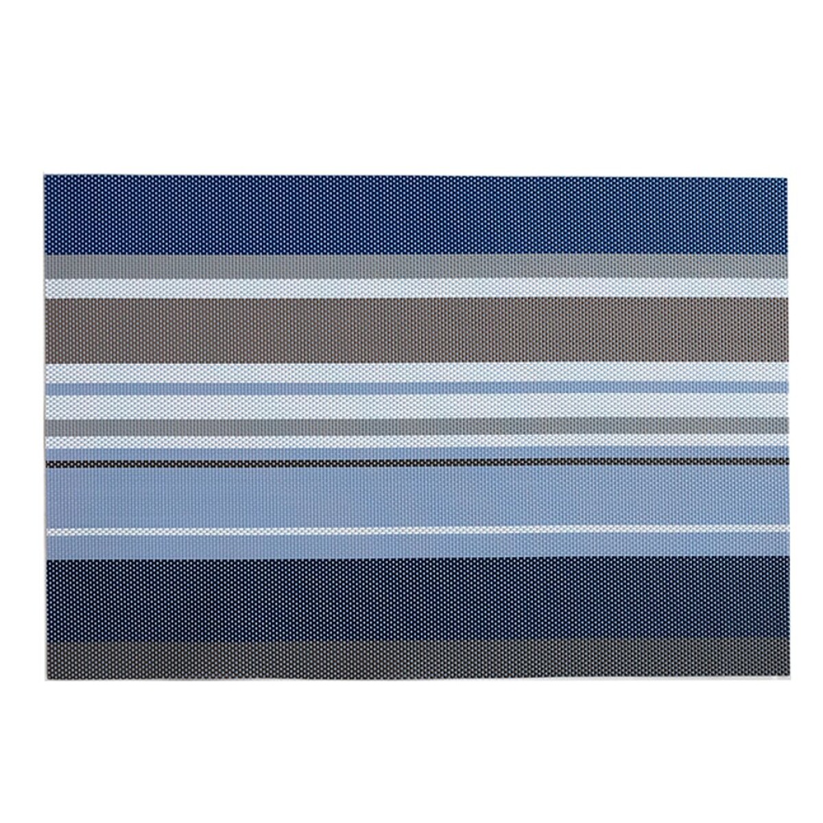 INDIVIDUAL PVC RAYADO 45x30CM TONOS AZUL 