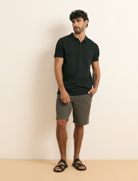 520752 REMERA HARRINGTON LABEL Negro