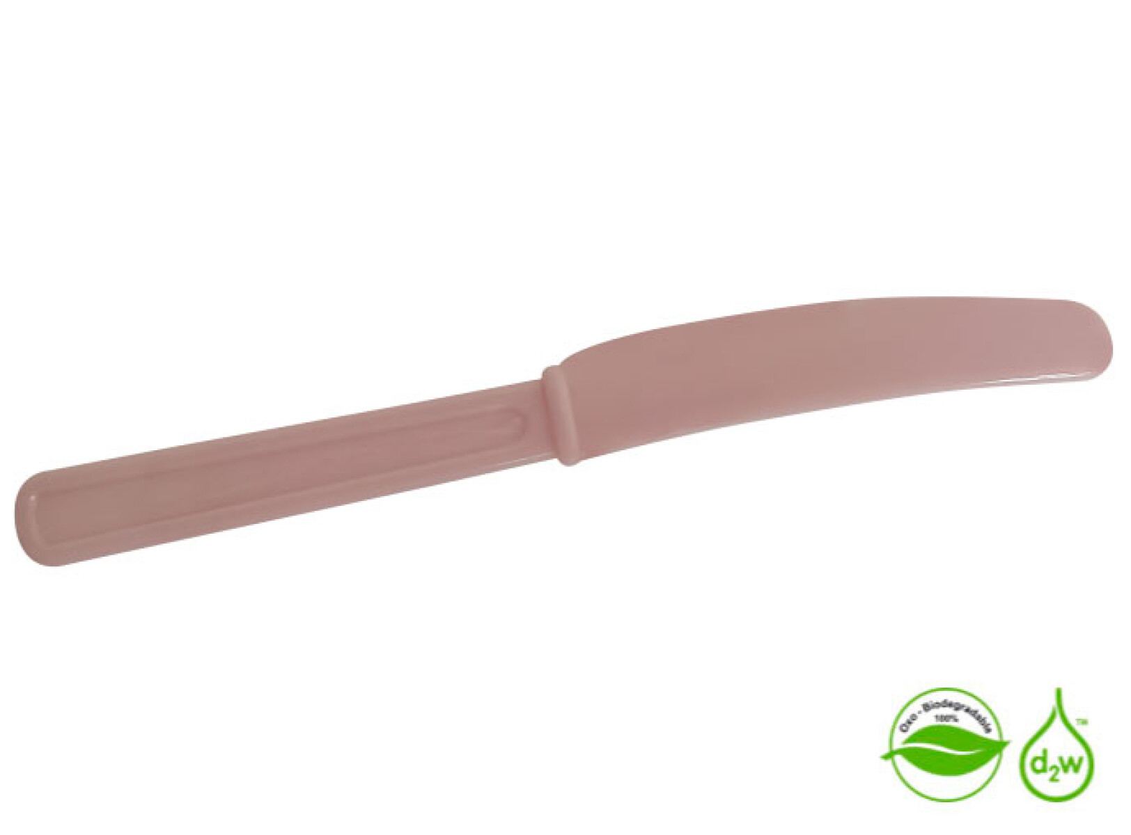 Cuchillos Biodegradables x10 unidades - Rosado 