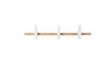 Perchero triple de madera deslizable 8703 Perchero Triple De Madera Deslizable 8703