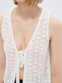 Tops Titik Marfil / Off White