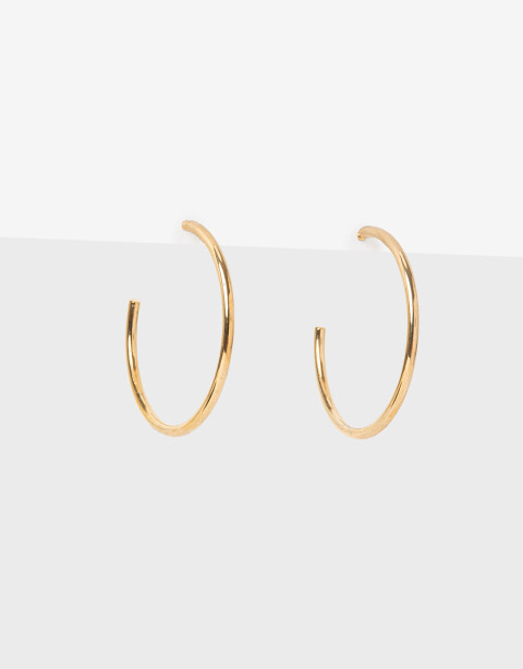 Aros Argollas Metal Argollas De Acero - Dorado