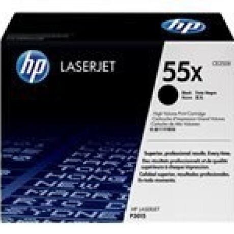 HP 55X - Alto rendimiento - negro - original - LaserJet - cartucho de tóner (CE255X) - para LaserJet Enterprise MFP M525; LaserJ HP 55X - Alto rendimiento - negro - original - LaserJet - cartucho de tóner (CE255X) - para LaserJet Enterprise MFP M525; LaserJ