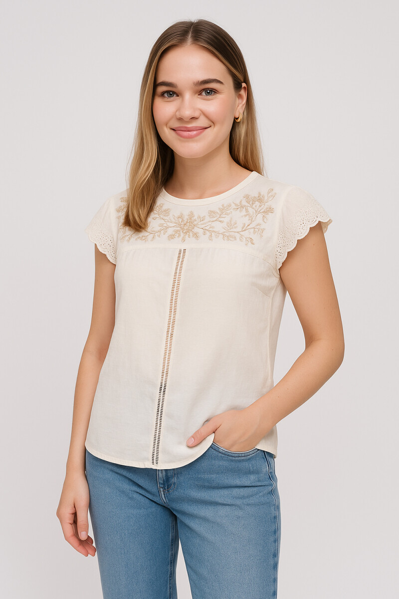 Remera Ravello - Marfil / Off White 