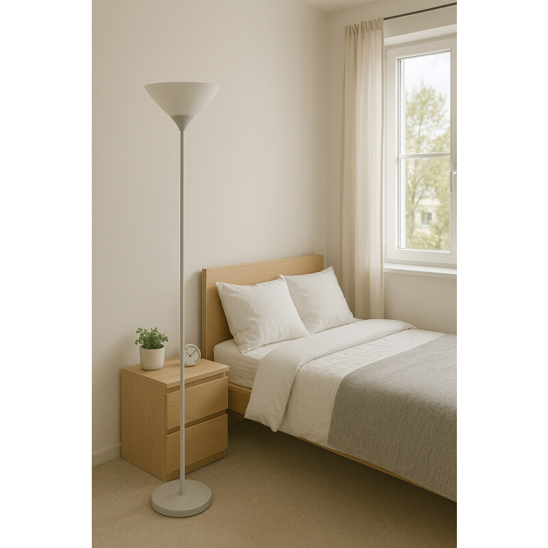 Lampara De Pie Moderna Minimalista Quebec Led Blanco