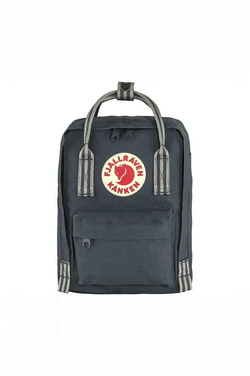 Kanken Mini - Navy - Long Stripes 