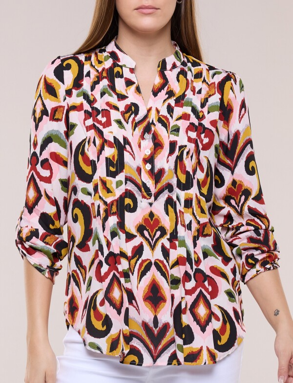 Blusa Print MULTI/ROSA