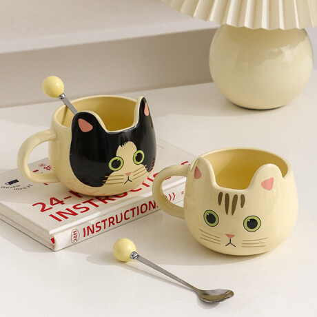 Taza De Gatito Blanco