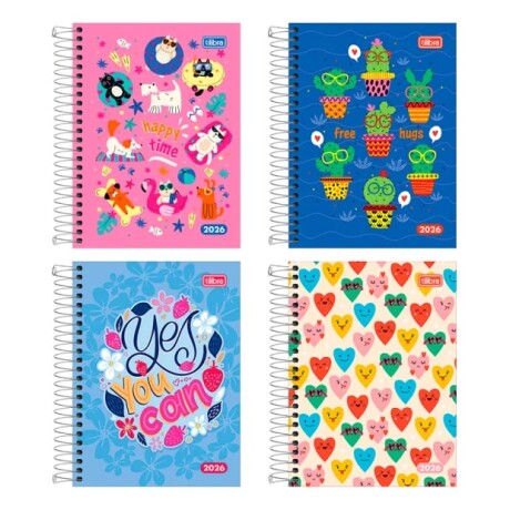 Agenda Tilibra 2026 D+ Fashion Corazones