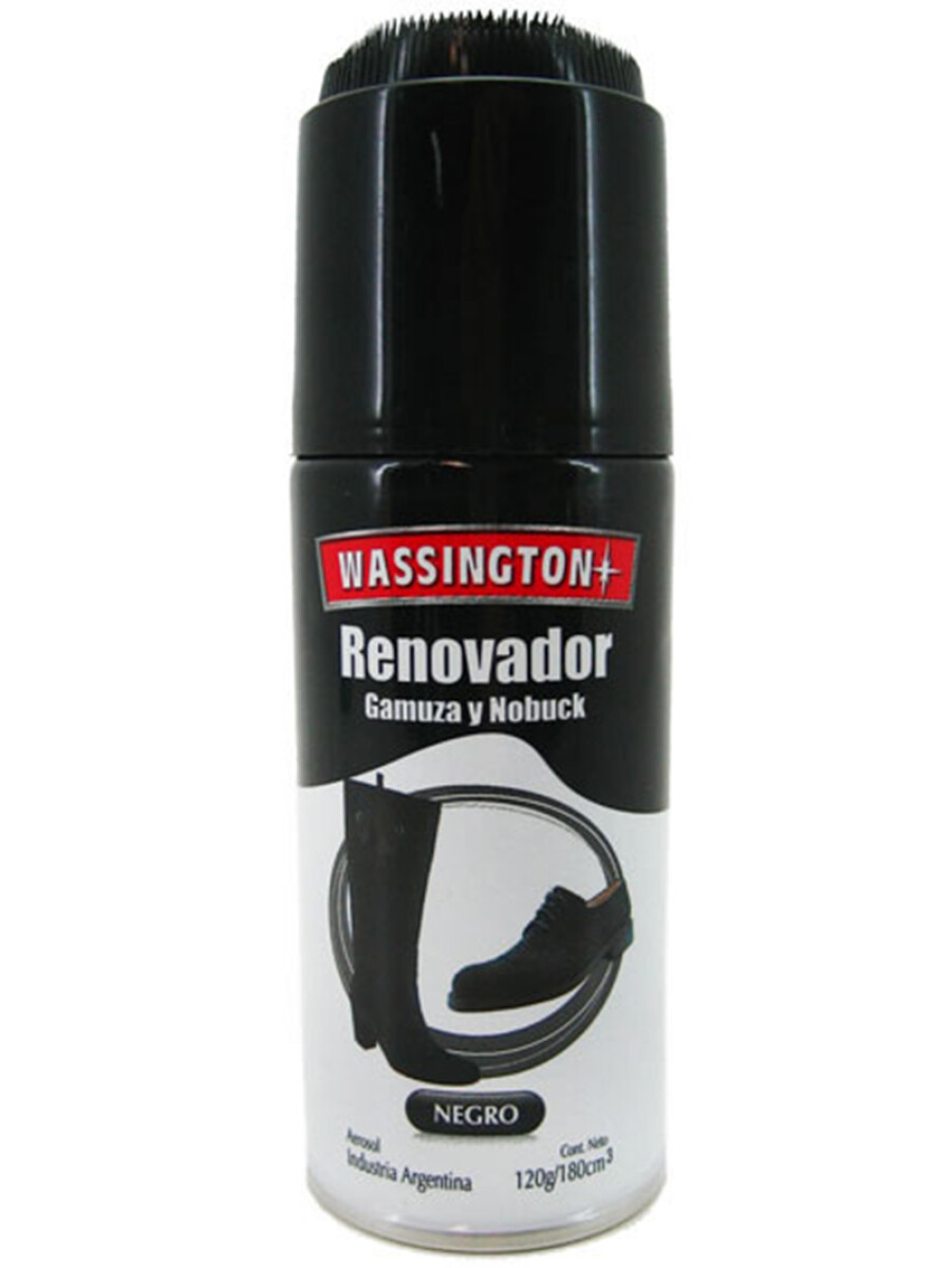 Limpiador Wassington Renovador para Gamuza y Nobuck - Negro 