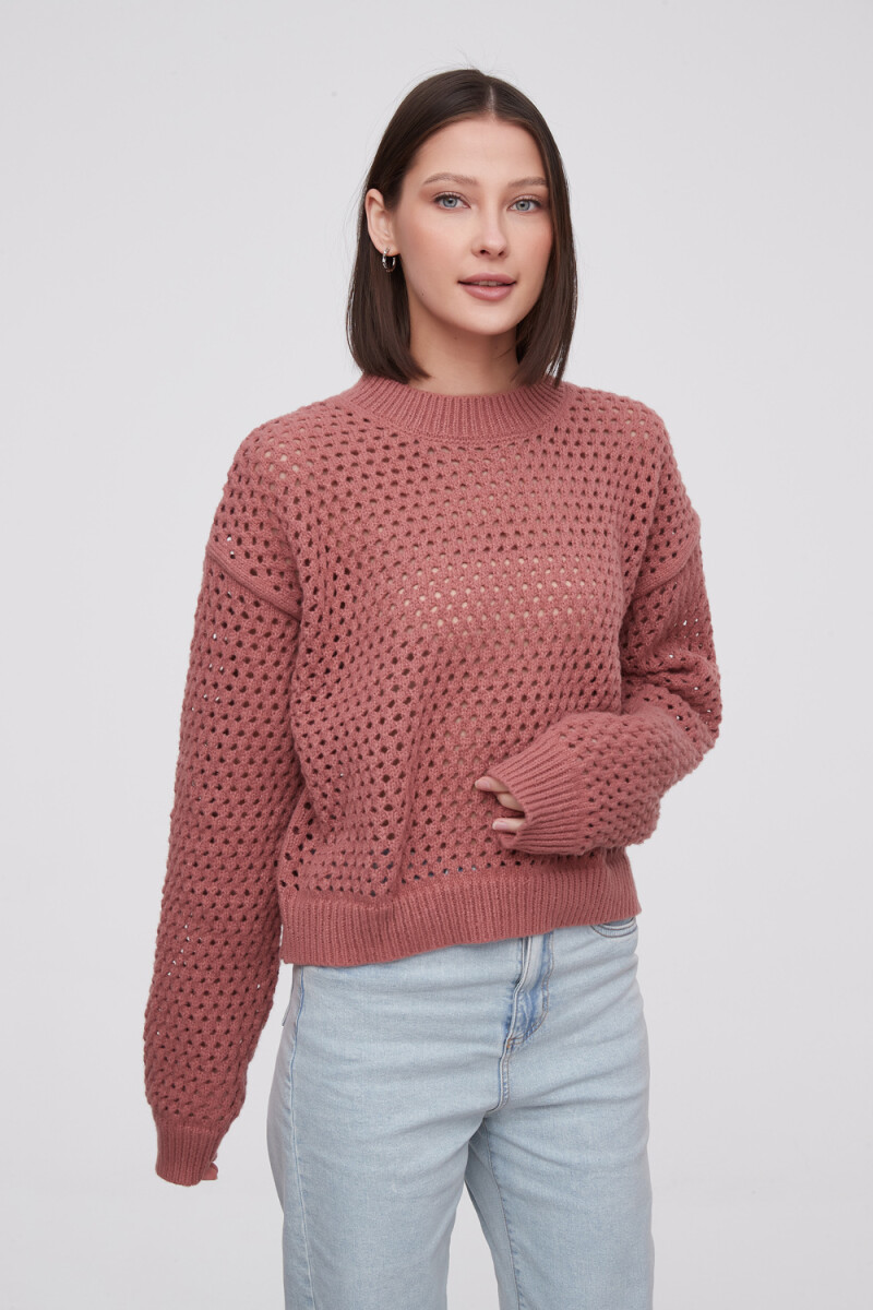 Sweater Berle - Rosa Oscuro 