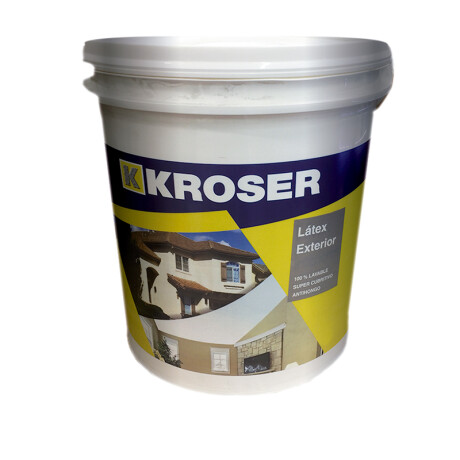 PINTURA KROSER LATEX ACRILICA EXT ANTIALGAS PREMIUM 18L ++ N/a