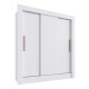 Placard Ropero 3 Puertas Corredizas Dormitorio Blanco