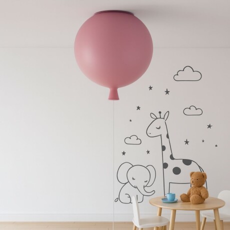 LUMINARIA DE TECHO BALLOON ROSA - Large