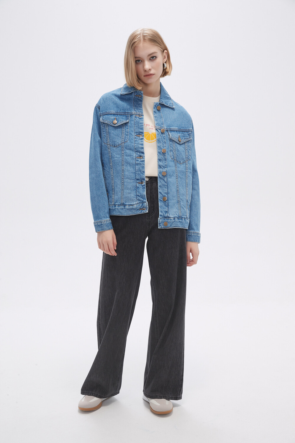 Campera Forest Azul Grisaceo