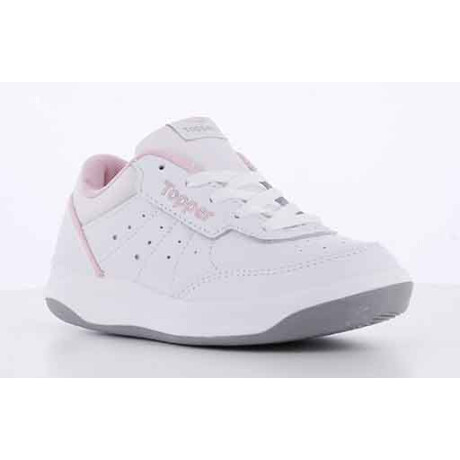 Championes Infantiles Topper X Blanco - Rosado