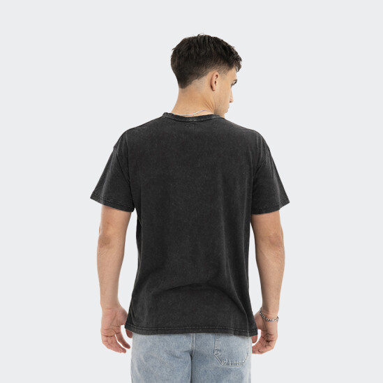 Remera Reef Oversize Washed Negro