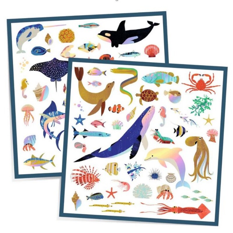 Set de 160 stickers Del mar