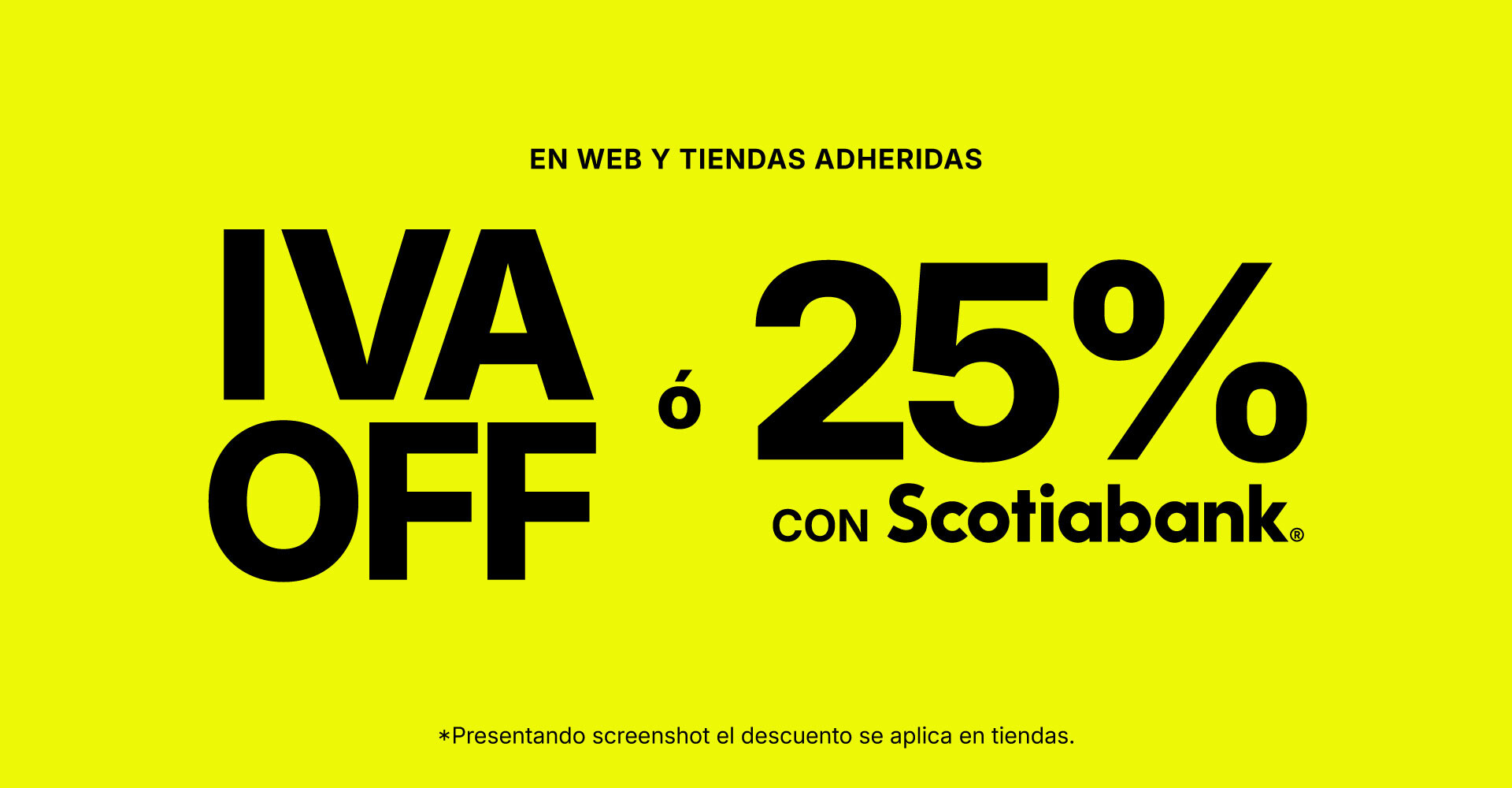 IVA OFF | TIENAS Y WEB