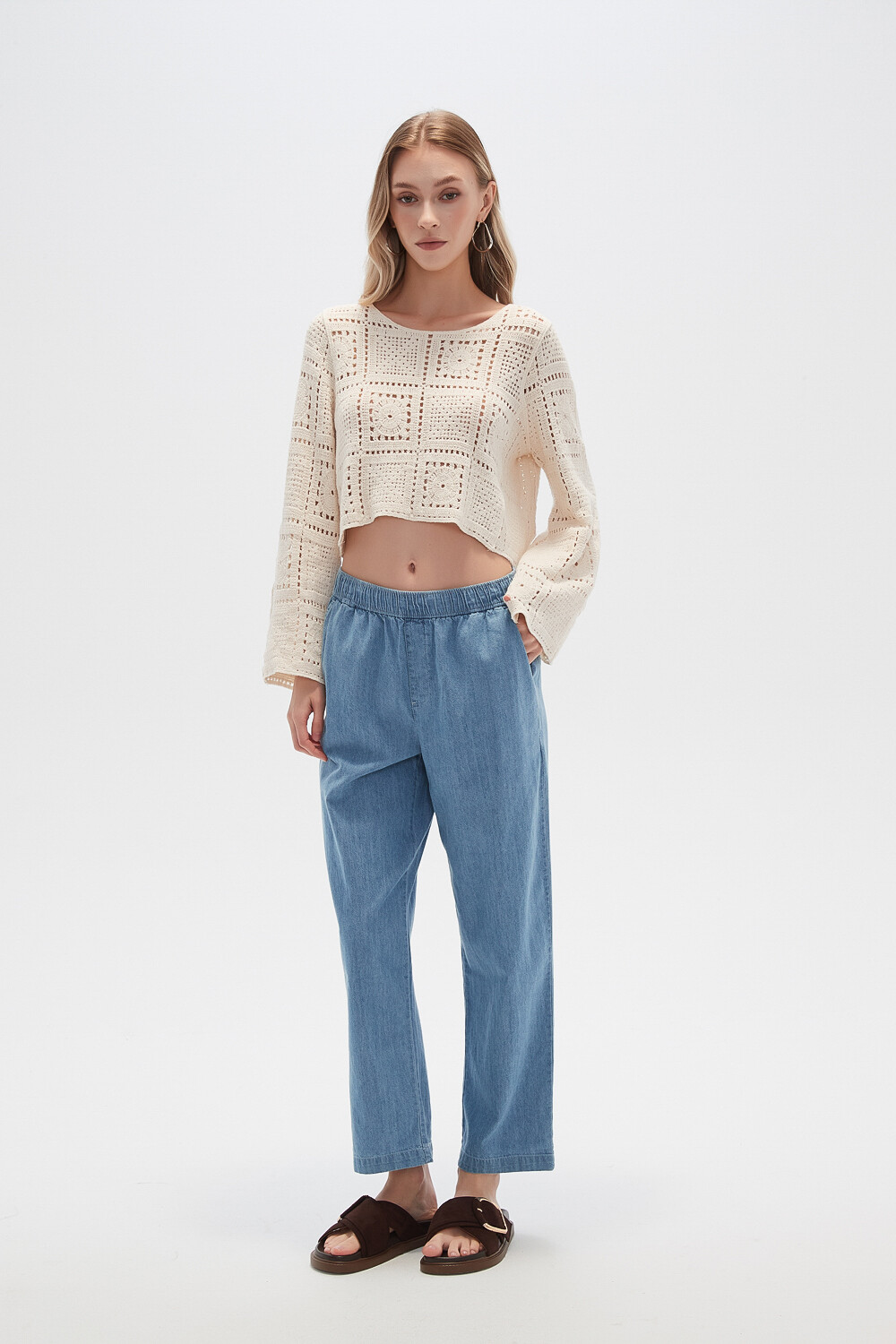Pantalon Liru Celeste