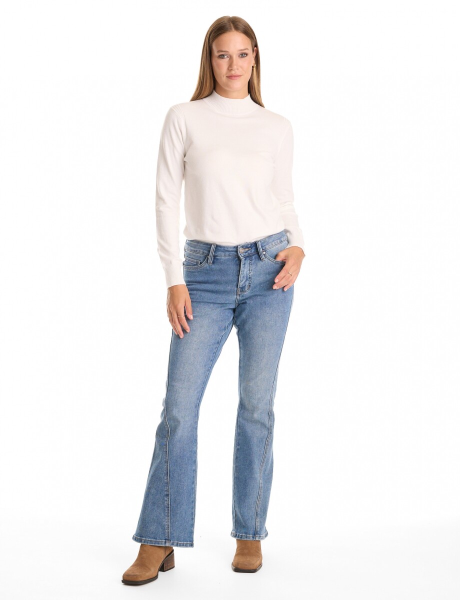 Jean Bootcut Costura Frontal - Jean 