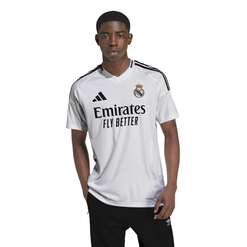 Camiseta de Hombre Adidas Real Madrid Blanco - Negro