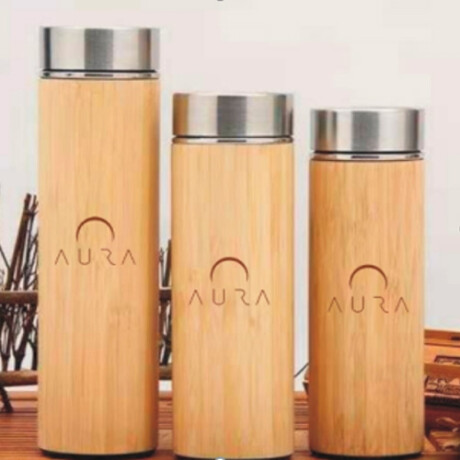 Botella de Agua de Bambú Aura 500ML 001
