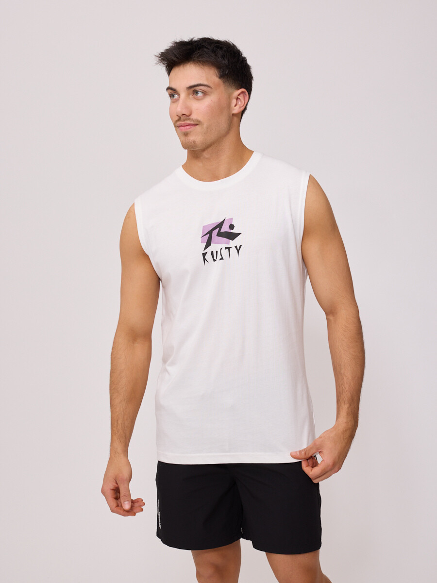 MUSCULOSA KIVIAN RUSTY - Blanco 